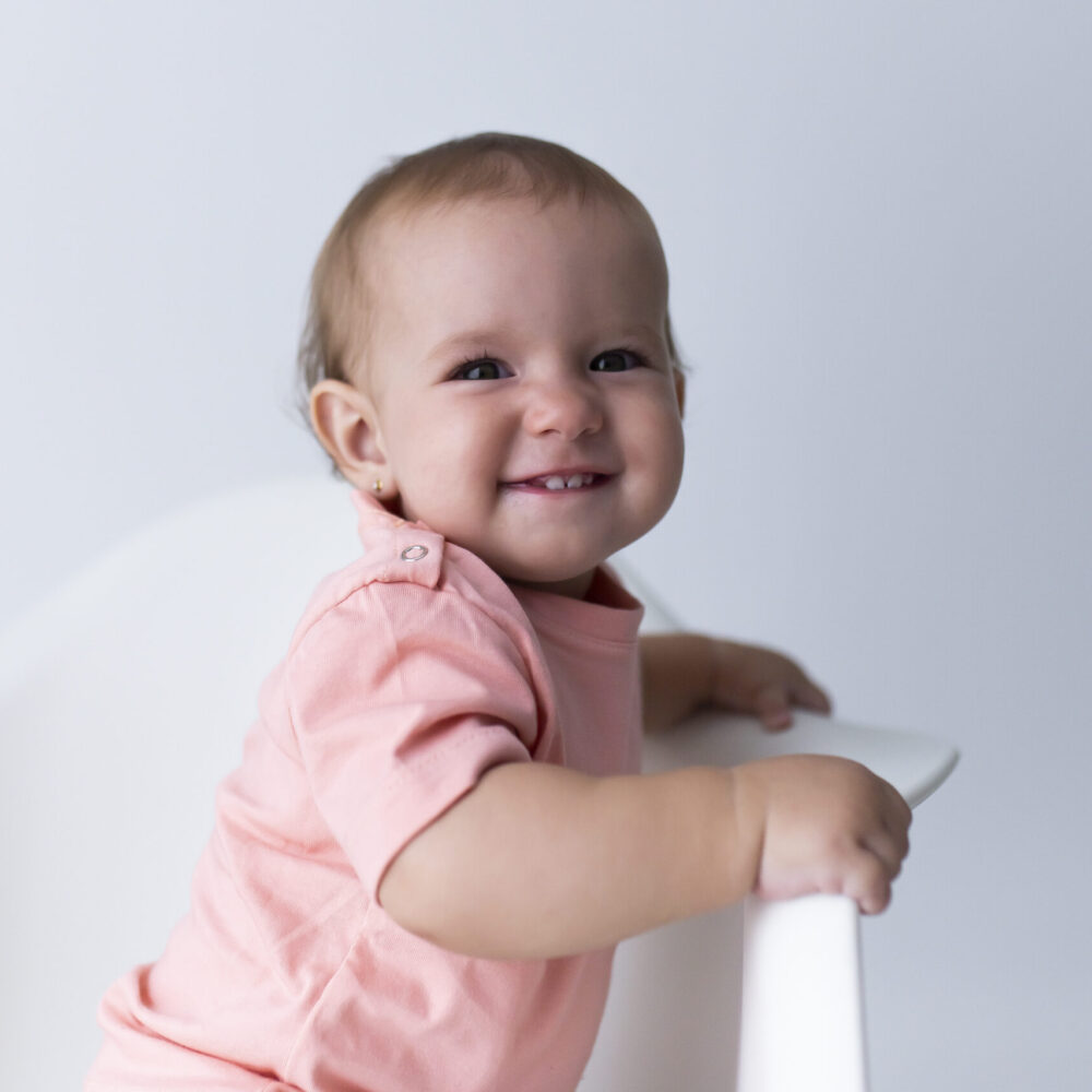 Camiseta Bebê Malha Sustentável 100% algodão